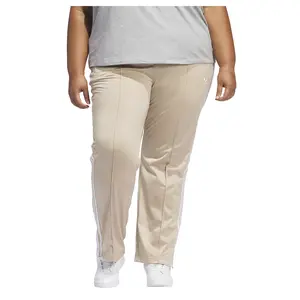 adidas Womens Firebird Drawstring Pants Plus Casual - Beige