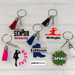 Personalized Drill Team Keychain