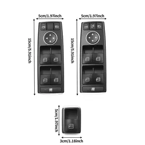 Compatible Mercedes Benz Power Window Switch for A-Class E-Class C-Class Gl-Class Models, Original Part Numbers A2049055402 A2049055302 A2049058202