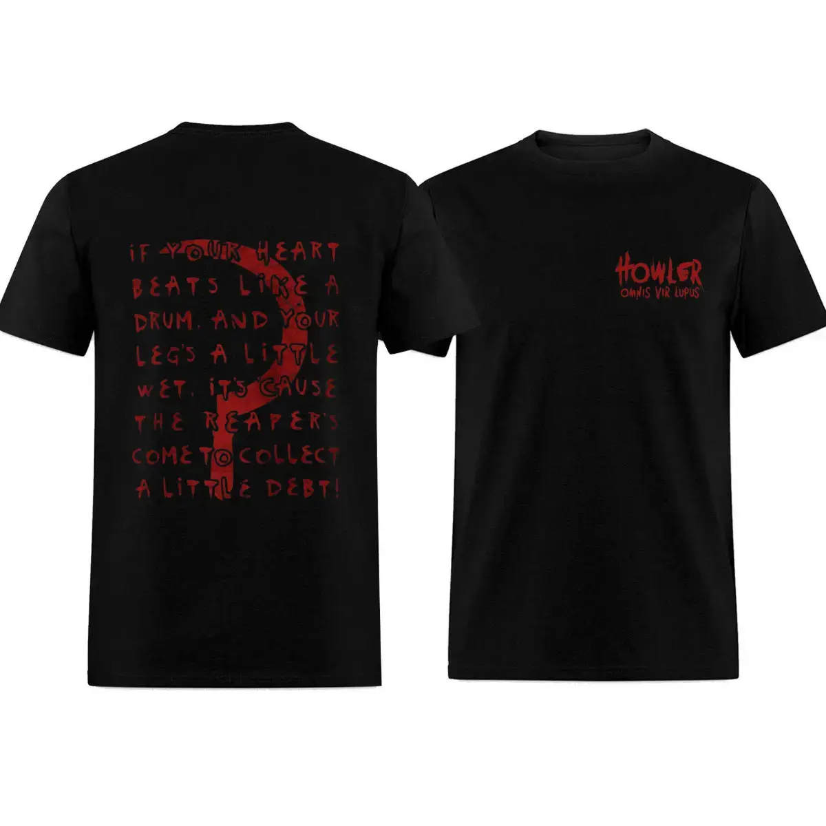Reaper's Poem Shirt, Red Rising Tee, Bookish Merch Unisex 2 Sides T-Shirt Classic Cotton Comfortable