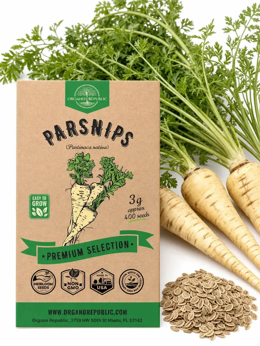 Parsnip Seeds – Non-GMO Heirloom