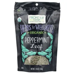 Frontier Co-op Organic Peppermint Leaf, 2.05 oz (58 g)