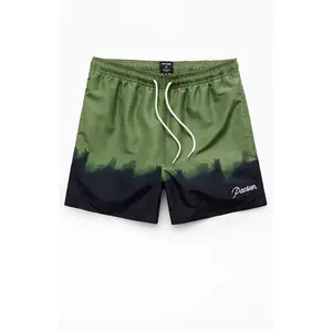 Pacsun Men's Green Stampede 4.5" Volley Swim Trunks