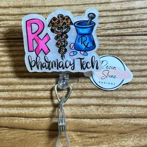 Pharmacy Tech Badge Reel