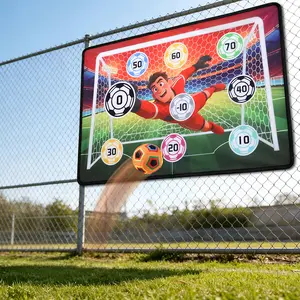 Children’s soccer throwing ball game with Velcro patches for indoor/outdoor use; target game blanket; sports toy; parent–child interactive play; school group sports activity; surprise gift for boys and girls