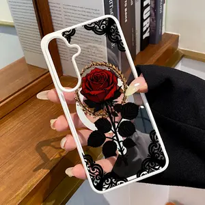 [LX]Magnetic Phone Case For Samsung Galaxy S24 Plus S25 Ultra S23 FE Ultra S22+ Floral Dream Glow Pattern TPU Non-Yellowing Shockproof Anti-Scratch Stylish Smartphone Cover