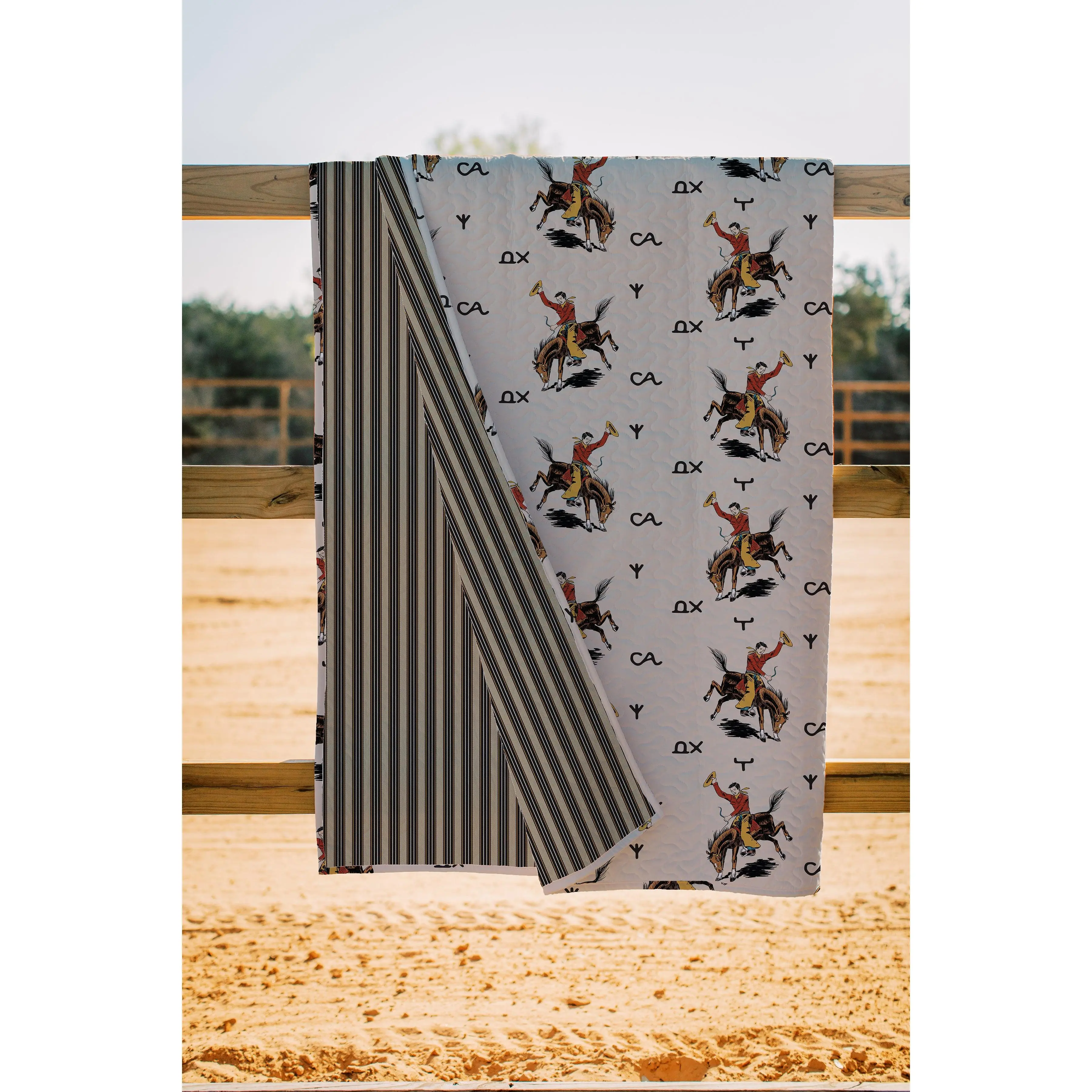 Lazy J Linen Quilt