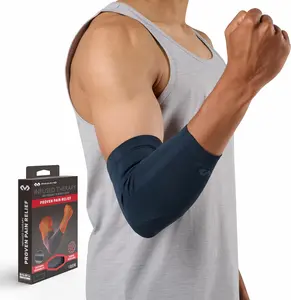 MCDAVID Infused Therapy Buttersoft Elbow Sleeve - 85% Nylon, Lightweight, Low-Profile, Laser-Cut Ventilation, Unisex, Reduces Pain, Speeds Recovery