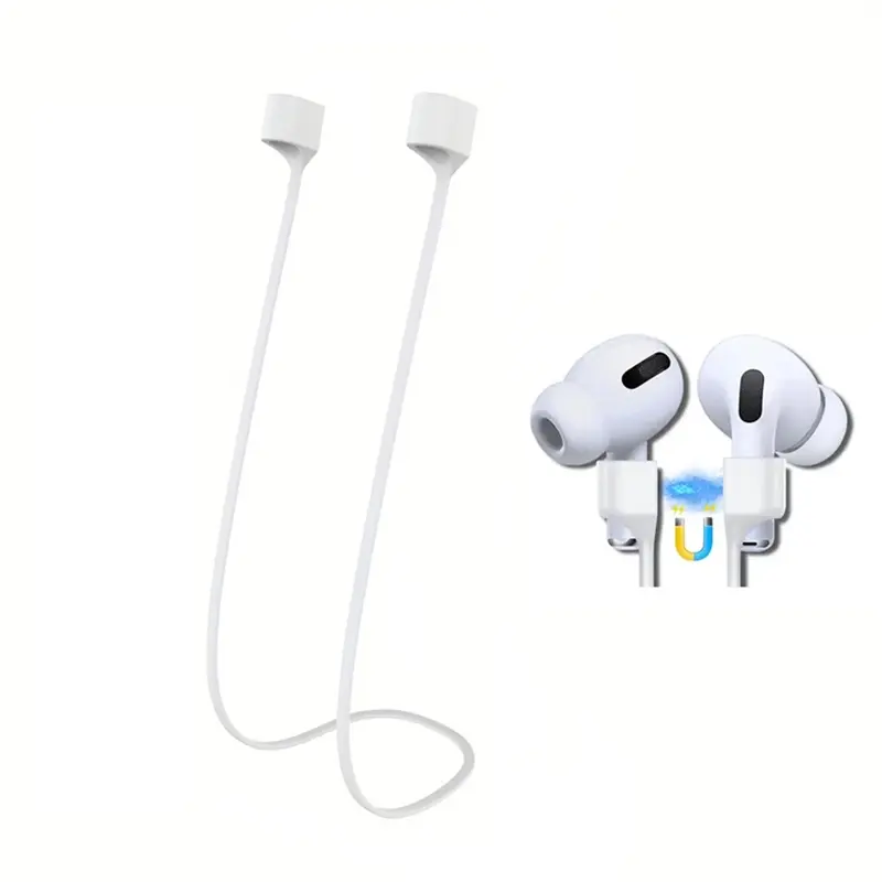 Magnetic Earphone Lanyard for Bluetooth-compatible Headphones, Earbud, Headset, Electronic Headphone Accessory with Universal Compatibility, Anti-Loss Protection Strap, Ideal for Running and Sports, Prevents Dropping and Losing