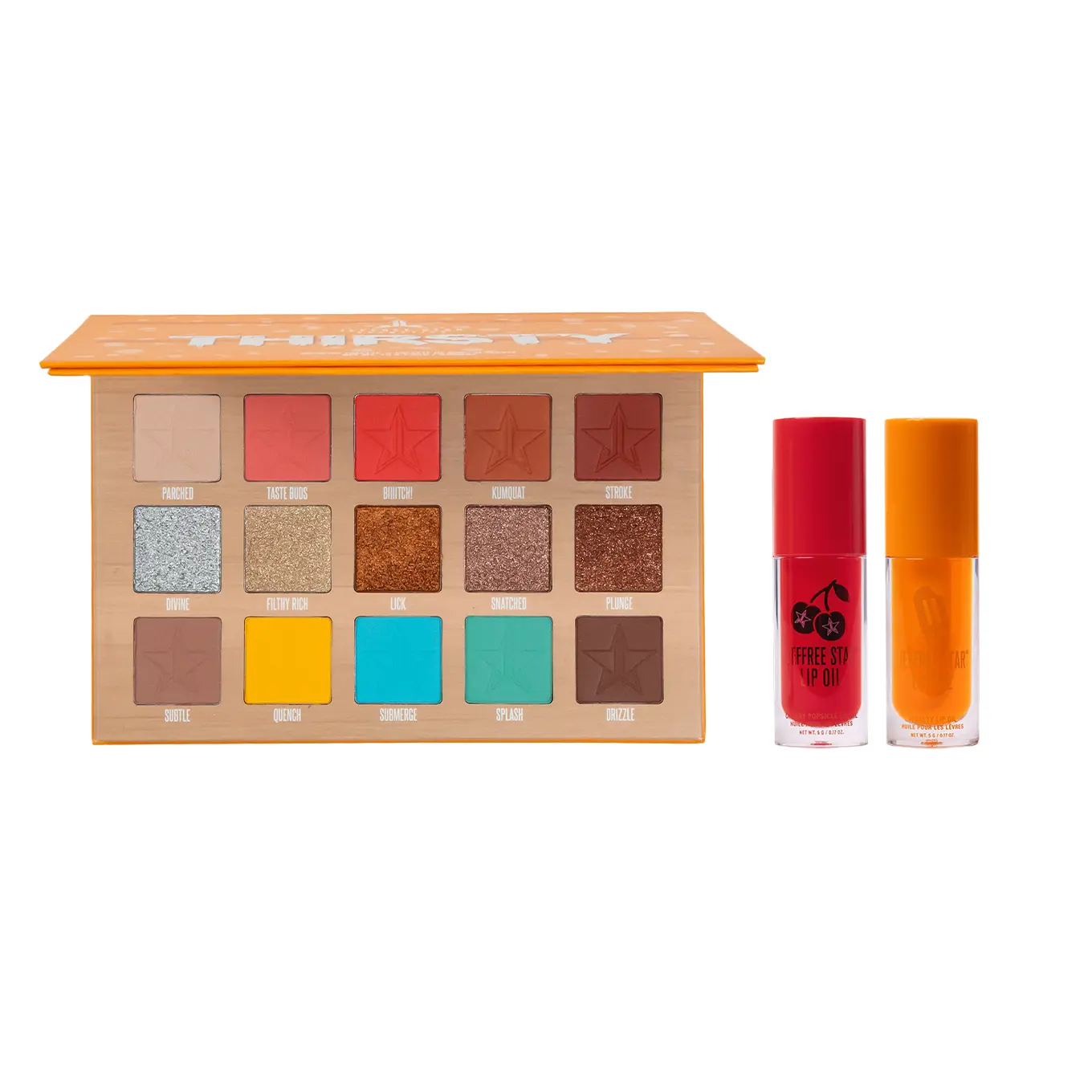 Thirst Trap 3pc Bundle - Includes Thirsty Palette, Cherry Popsicle Lip Oil & Thirsty Lip Oil Thirst Trap 3pc Bundle - Includes Thirsty Palette, Cherry Popsicle Lip Oil & Thirsty Lip Oil