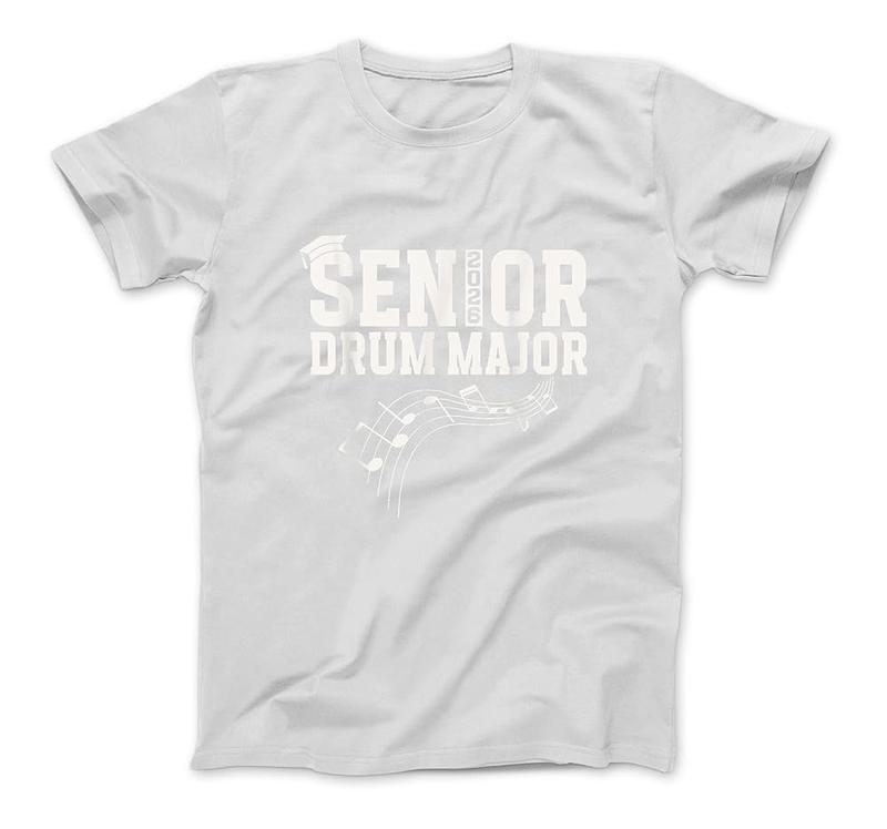 Senior Drum Major Class Of 2026 Marching Band Senior 2026 T-Shirt