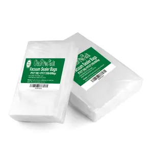 O2frepak 200Bags 100 Quart Size 8" X 12" and 100 Plus Quart Size 10" X 13" Vacuum Sealer Bags With Puncture Prevention,Vacuum Seal Freezer Bags,Great For Sous Vide Vaccume Sealer PreCut Bags Organiser