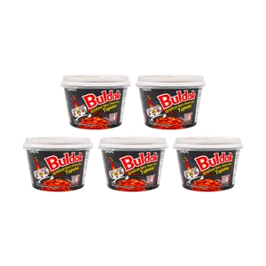 SAMYANG Buldak Spicy Chicken Flavor Tteokbokki 185g x 5 Bowls | Korean Instant Noodles | Super Spicy Snack