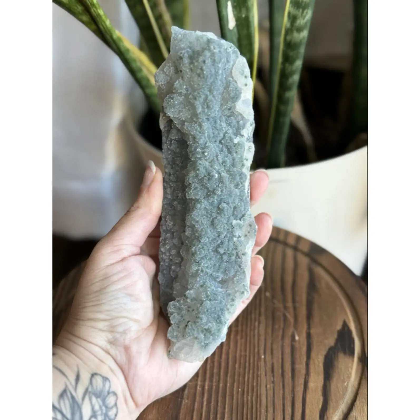 Zeolite Specimen Beautiful Green from Brazil Natural Mineral Collectible Rock