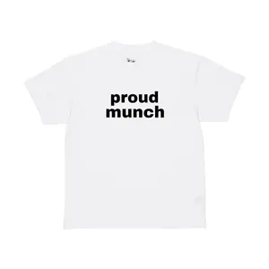 100% Cotton proud muncher short sleeve t-shirt Menswear Soft Top Streetwear Man t shirt crewneck round, Adult funny T-shirt, Gift for Woman and Man