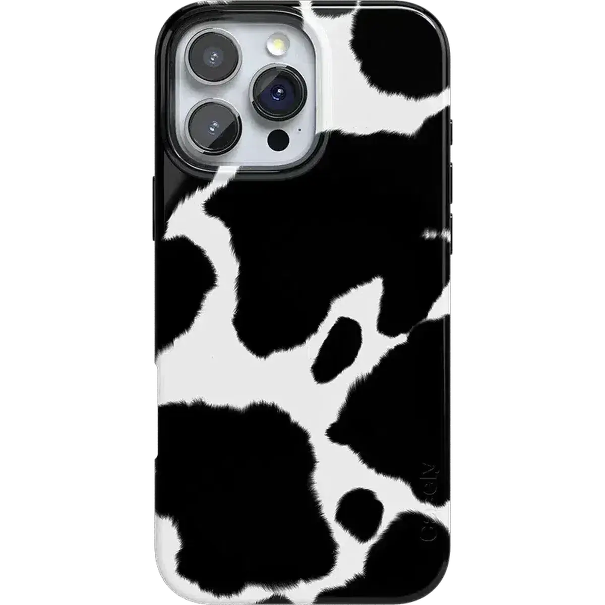 Casely iPhone 16 Pro Case | Current MOOd | Cow Print | Compatible with MagSafe | Classic Ultra Thin Design