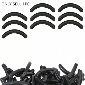Universal Eyelash Curler Refill Pads Soft Black Rubber Replacement Strips Long Lasting Elasticity Gentle on Lashes Creates Natural Curl Essential Makeup Tool Refill