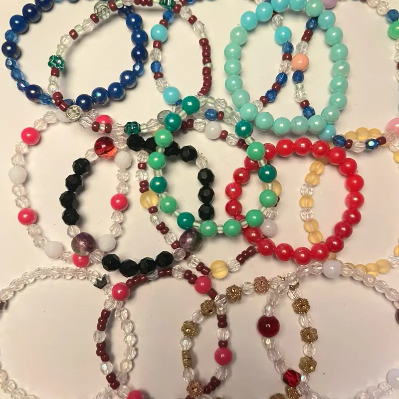 Multi colored bracelet jumbo pack
