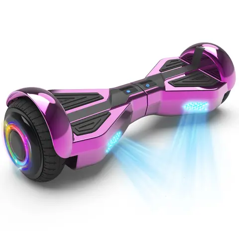 Hover Star Hoverboard with LED Lights and Bluetooth Speaker, Self Balancing Scooter with 6.5" Flashing Wheels, Gifts for Kids，2026 Upgraded