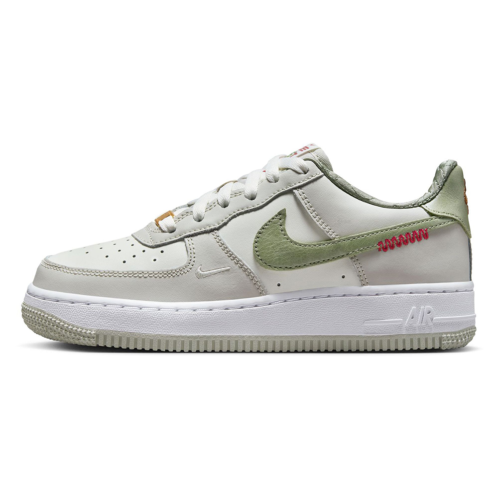 Youth Nike Air Force 1 LV8 Sail/Olive Aura-White (HV6000 131) (GS)