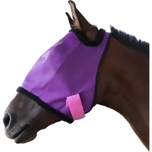Horse Fly Mask, with UV Protection Horse Fly Mask, Full Face Fine Mesh Coverage Provide Better Vision and Airflow for Horse