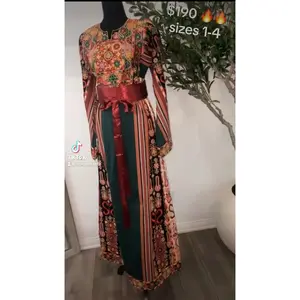Palestinian Thoub Majdalawi Sizes 1-4 - Order Yours Today - Womenswear, Dress, Formal Traditional Clothing Lady Embroidery