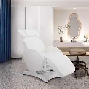 BarberPub Electric Esthetician Bed, Ergonomic Facial Massage Table with 1 Motor, 330 lbs Capacity 2114