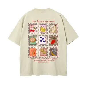 Fruit Of The Spirit Christian Unisex Washed T-Shirt – Faith-Inspired Style