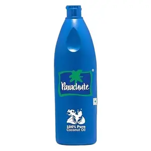 Parachute Coconut Oil 555 ml – Unrefined Coconut Oil for Hair, Cooking & Skincare - 100% Pure & Natural
