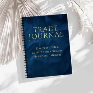 Adult Guidance Trading Diary, Personal Finance & Investment Planner, Inspirational Design, Stock Market Journal, Durable Spiral Notebook, Finance Checklist Organizer