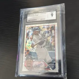 Mookie Betts Chrome MLB Logofractor Mint 9