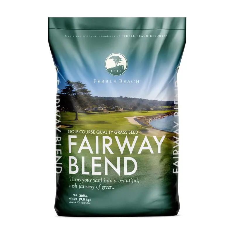 Barenbrug USA 7203789 Pebble Beach Perennial Rye Grass Seed - Outdoor Garden, Partial Shade/Sun, 20lb Bag