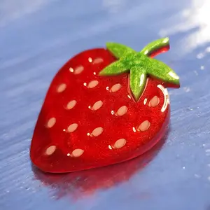 Strawberry Magnet for Fridge - Classic Design with Fruit Image - Kitchen Decor