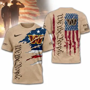 Washington Football Veteran 2026 Freedom 3D Tee
