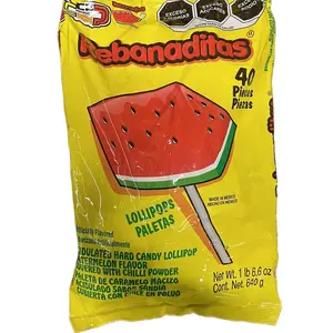 Rebanaditas Chili covered Watermelon lollipops 40 count