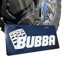 Bubba Plate Front License Plate/Front Tag/Squatted trucks