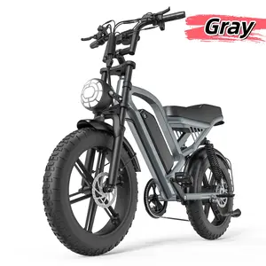 Electric Bike for Adults, 28MPH Top Speed, Up to 50 Miles Range, 20" x 4.0" Fat Tire Electric Bike, Front & Rear Suspension, Dual Disc Brakes, 360LBS Payload, All-Terrain E-Bike for Snow, Sand, Mountain & City Riding bicycle