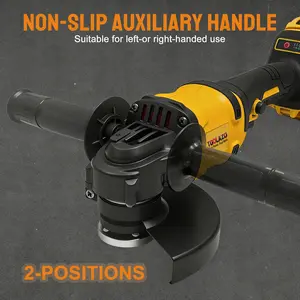 20V Cordless 4-1/2 Inch Angle Grinder, Battery Not Included, Brushless Cutting Grinding Polishing Tool for Rebar, Metal Pipe, Tile, Stone, Concrete and Home Improvement