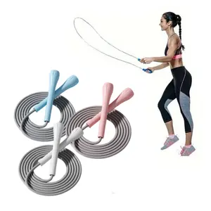 Adjustable Speed Rope Jumping Rope, Abs Material, Silicone Handle, Ergonomic Design, Ideal for Indoor Fitness & Gym Workouts, Exercise Equipment, Home Workout Equipment, Skipping Ropes