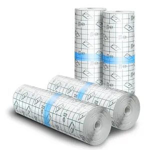 BFONS Tattoo Aftercare Waterproof Bandages 6 in x 4.4 yd Tattoo Cover Up Tape, Tattoo Supplies Second Skin Bandage Flat Roll Transparent Film Wound Healing Protective Clear Sterile and Safe Bandages