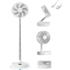 YOSOX Portable Fan, Cordless Oscillating Fan with Remote, Foldable Telescopic Adjustable Height Fan, USB Rechargeable 5400mAh Battery Operated Camping Fan for Travel Outdoor Home Bedroom Sleeping summervibes