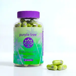 Purple Tree Happy Liver Daily Supplement | Liver Support + Milk Thistle & Glutathione