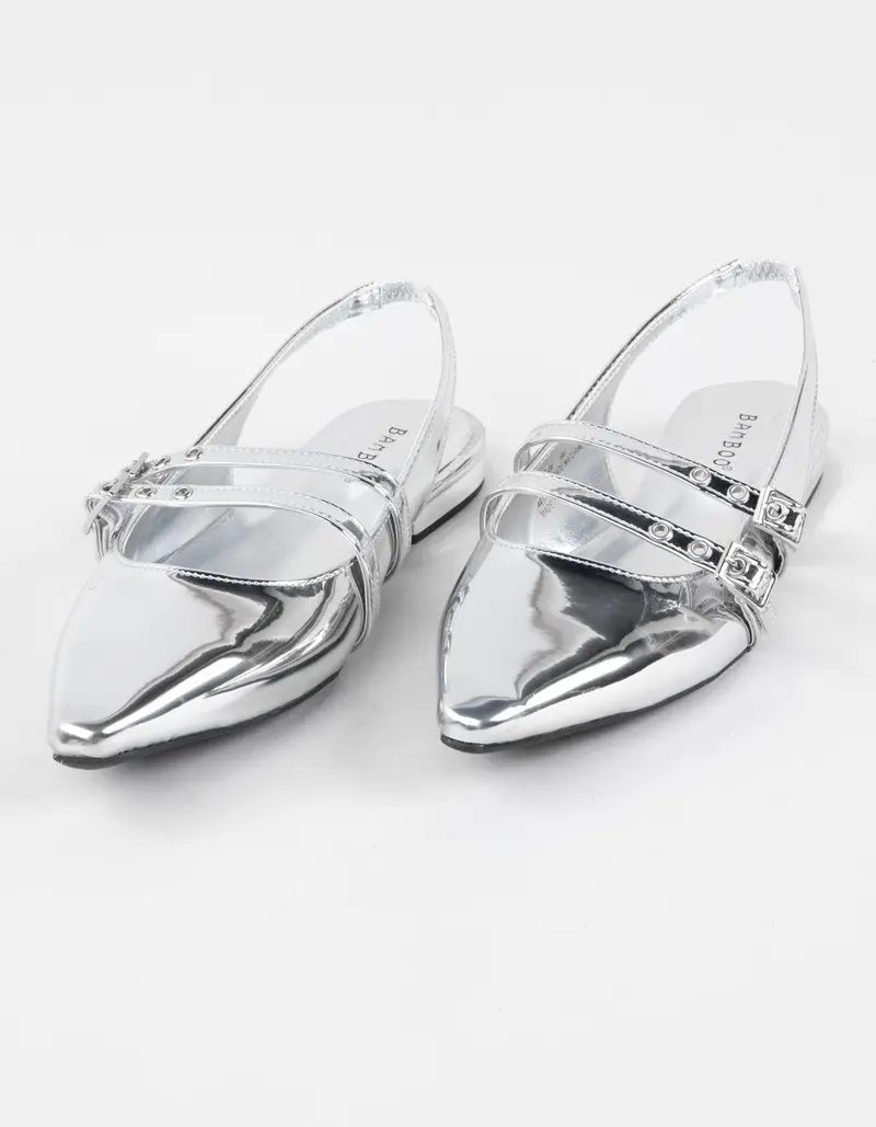 BAMBOO Visor Womens Slingback Flats