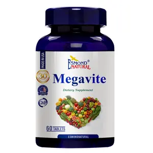 Megavite (Daily Wellness Formula with Vitamins, Minerals, Herbal Blend & Antioxidants), USA, FDA, GMP, NPAC-60 Tablets