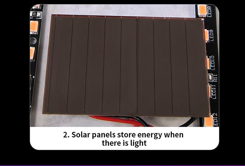 Car Baby Bottle Light Solar LED Decorative Warning Light, Triangle Window & Rear Window Interior Ambient Light, Baby On Board