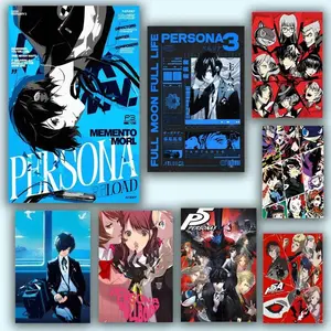 Poster HD Anime Hot Theme Singer/OST/Movie-Waterproof Self-Stick Home Decor Game P-Persona 3 45 Anime Unframed Poster