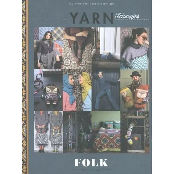 USED Book - Scheepjes YARN Bookazine FOLK UK (YARN, 6) by Scheepjes (Paperback) - english