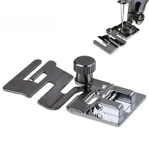 Elastic Fabric Presser Foot for Home Sewing, Adjustable Pressure Non-Slip for Lace, Cotton & Denim. DIY Tool, 1/2-Pack for Sewing Machine.