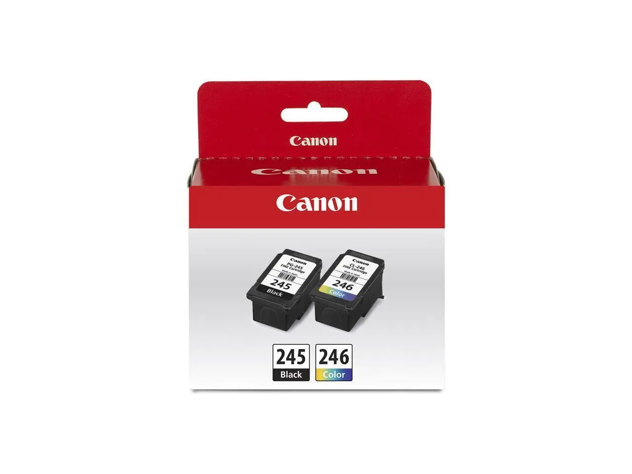 Canon PG-245 Black & CL-246 Color Ink Cartridge Value Pack for PIXMA Printers