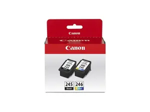 Canon PG-245 Black & CL-246 Color Ink Cartridge Value Pack for PIXMA Printers